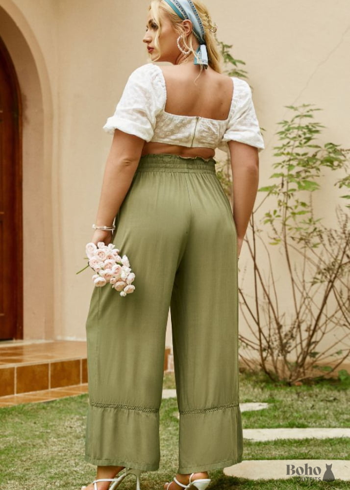 All Size Boho Flare Pants Amelia - Dresses