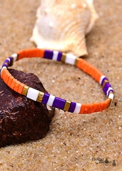 Boho Bracelet Tila Bead Colorfull - 28 - Jewelry