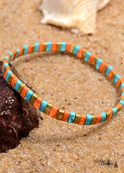 Boho Bracelet Tila Bead Colorfull - Jewelry