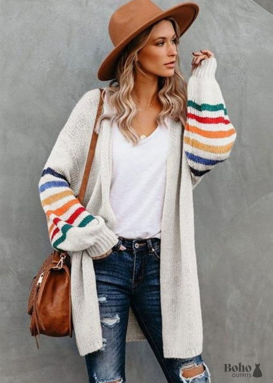 Boho Cardigan Alura - L / White - Shirts & Tops