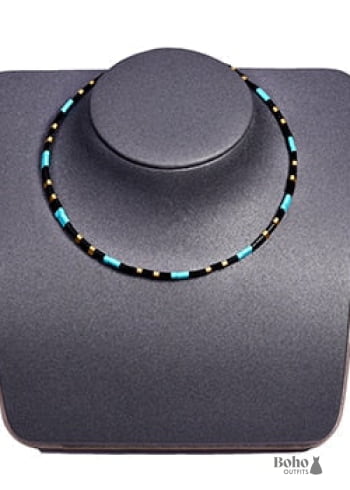 Boho Necklace Tila Bead Choker Color of Life - 14 - Jewelry