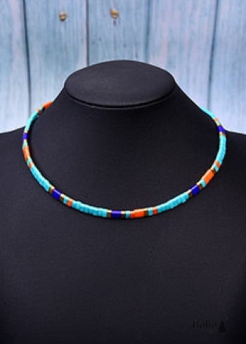 Boho Necklace Tila Bead Choker Color of Life - 2 - Jewelry