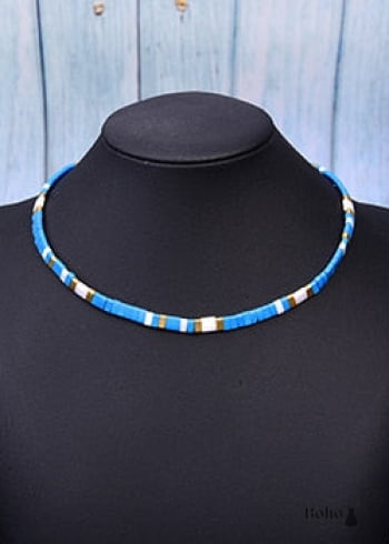 Boho Necklace Tila Bead Choker Color of Life - 4 - Jewelry