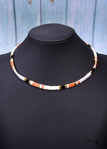 Boho Necklace Tila Bead Choker Color of Life - 6 - Jewelry