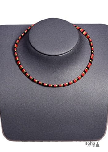 Boho Necklace Tila Bead Choker Color of Life - 8 - Jewelry