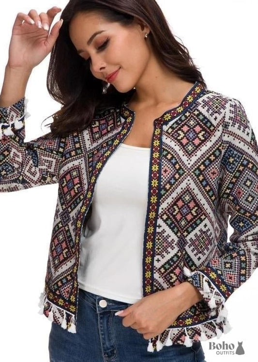 Boho Short Jacket - Shirts & Tops