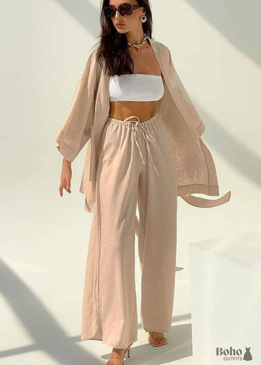 Boho Sleepwear Pajamas Set PJ Lillian - & Loungewear