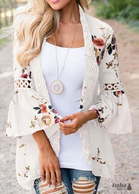 Boho Wedding Jacket - Shirts & Tops