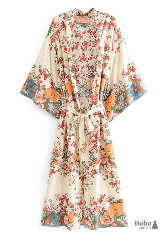 Women’s Chic Bodhi Boho Kimono Dress - S - Shirts & Tops