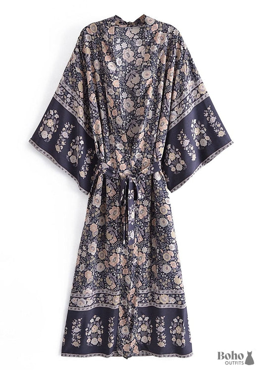 Women’s Chic Dylan Boho Kimono Dress - S - Shirts & Tops