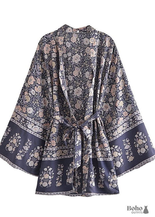 Women’s Chic Sunday Boho Kimono Dress - Shirts & Tops